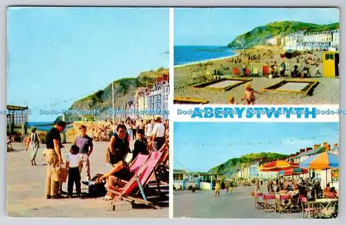 R736249 Aberystwyth Promenade E T W Dennis Scarborough 1965 Multi View