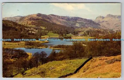 R736319 Elterwater Tarn and Langdale Pikes Jarrold Sanderson and Dixon RP PM Bla