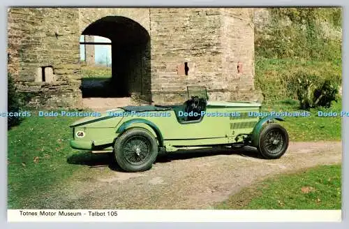 R736408 Totnes Motor Museum Talbot 105 E T W Dennis Scarborough