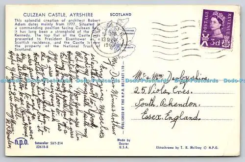R736440 Ayrshire Culzean Castle The N P O Belfast Dexter T R Mcllroy 1965