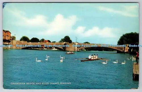 R736541 Reading Caversham Bridge and River Thames J Salmon Sevenoaks