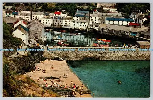 R736560 Polperro Cornwall The Harbour N P O Belfast Dexter