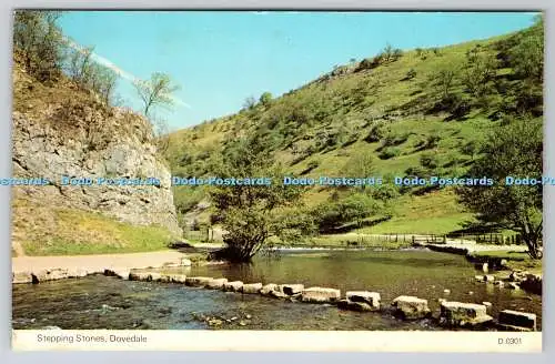 R736577 Dovedale Stepping Stones E T W Dennis Scarborough