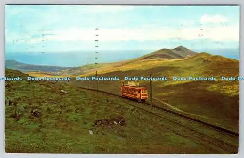 R736622 I O M Manx Electric Railway North Barrule and Ramsey von Snaefell Summi