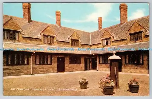 R736624 Barnstaple The Courtyard Penrose Almshouses J Salmon Sevenoaks