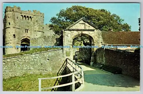 R736646 I W Carisbrooke Castle W J Nigh Shanklin Jarrold PM Ryde 1974