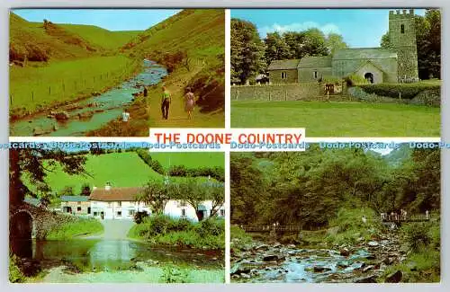 R736647 The Doone Country Watersmeet Lynmouth Die fotografische Grußkarte Nat