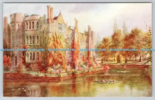 R736767 Edwardian Hever The Castle and Inner Moat J Salmon Sevenoaks C Essenhigh