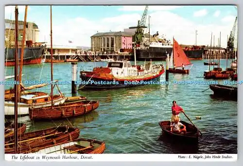 R736817 Dorset Das Rettungsboot im Hafen von Weymouth John Hinde Thunder und Clayden D