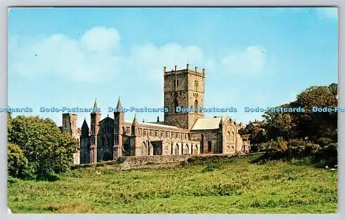 R736825 St David Cathedral Plastichrome by Colourpicture Norwich Norfolk W R Baw