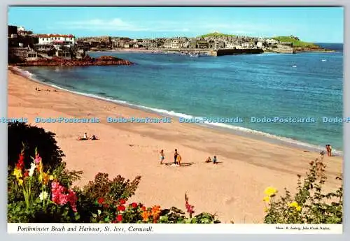 R736981 St Ives Cornwall Porthminster Beach and Harbour John Hinde E Ludwig