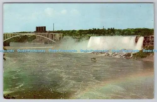 R737081 Kanada Ontario aus Kanada Die breite tiefe Schlucht des Niagara die amerikanische F