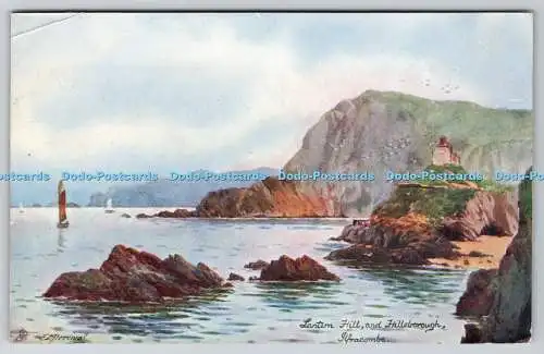 R737419 Ilfracombe Lantern Hill and Hillsborough Raphael Tuck and Sons Oilette P