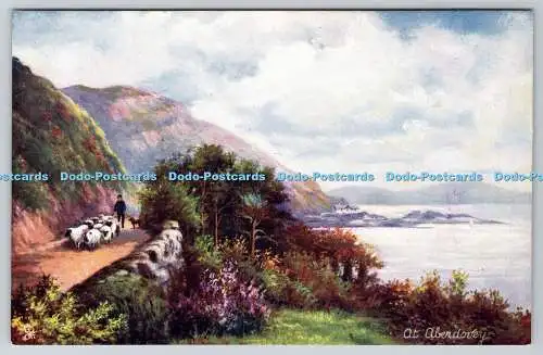 R737440 At Aberdovey Picturesque North Wales Raphael Tuck and Sons Oilette Serie