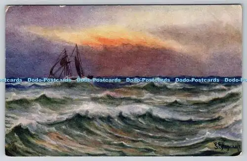 R737476 Twixt Sea and Sky Raphael Tuck and Sons Ltd Oilette Postkarte Nr. 3372 G E