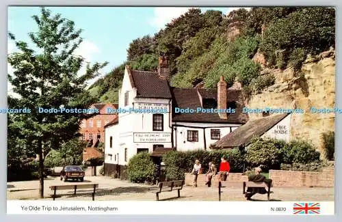 R737574 Nottingham Ye Olde Reise nach Jerusalem E T W Dennis and Sons Ltd Photocolo