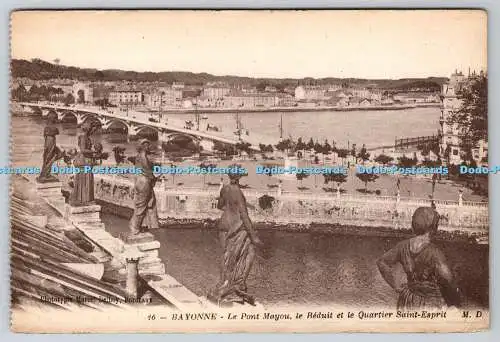 R737872 Bayonne Le Pont Mayou le Reduit et le Quartier Saint Esprit Marcel Delbo