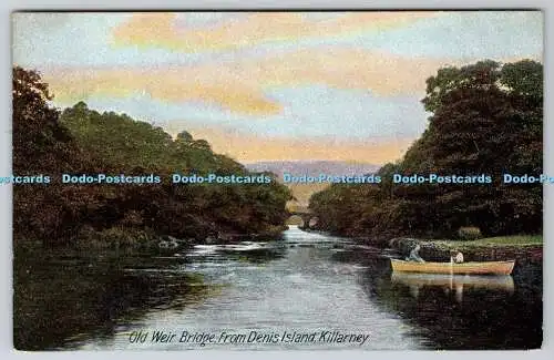 R737907 Killarney Old Weir Bridge from Denis Island J W B Commercial Series No 3