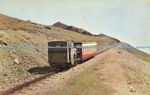 R576315 Bergbahn nahe dem Gipfel von Snowdon