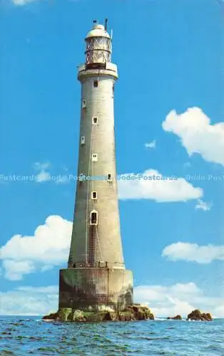 R576513 Bishop Lighthouse Scilly Natural Colour Series F E Gibson