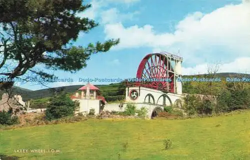 R576623 Laxey Wheel I O M Salmon 1980