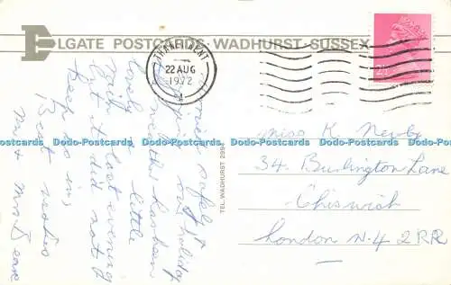 R576809 Rockery St Mildreds Bay Westgate on Sea ET 5413R Kent Elgate 1972