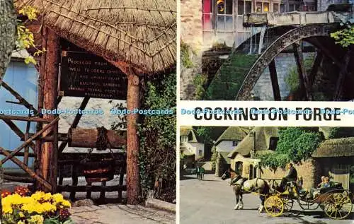 R576853 Cockington Forge Devon N P O Belfast Dexter Litho Canada 1973 Multi View