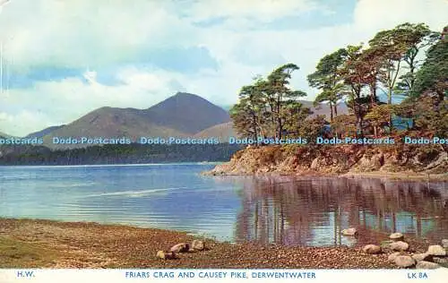 R576887 H W Friars Crag and Causey Pike Derwentwater LK 8A H Webster Helvellyn H