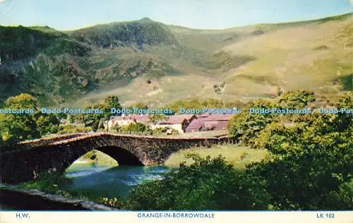 R577073 H W Grange in Borrowdale LK 102 H Webster Helvellyn House 1963