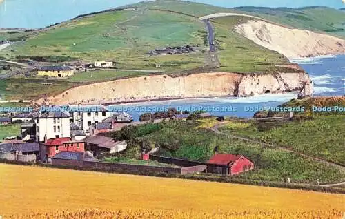 R577279 WJN 1140 Freshwater Bay I W Showing Stag Rock and Downs Plastichrome Nig