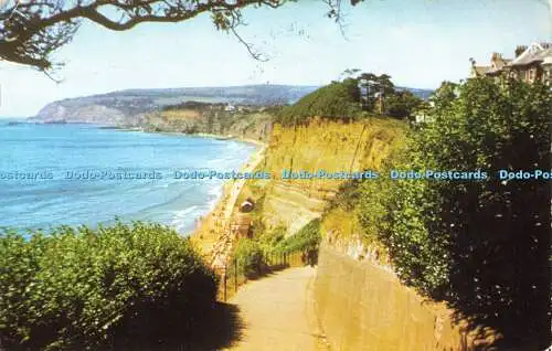 R577281 Beach Lake mit Blick auf Shanklin I W Nigh Jarrold Cotman Farbe 1963