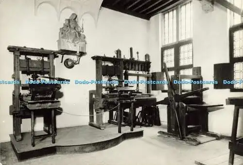 R578093 Antwerpen Museum Plantin Moretus Drukkerij Persen der XVI eeuw