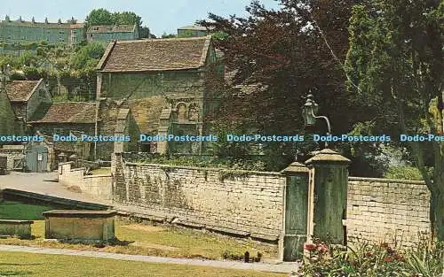 R578107 Bradford on Avon Saxon Church Plastichrome W R Bawden 1967