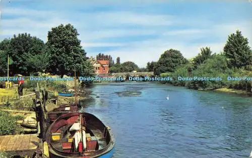 R580255 Christchurch The Avon Bridge