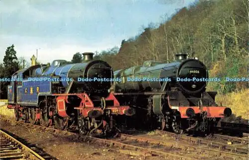 R582499 Lakeside and Haverthwaite Railway Fairburn 2 6 4 T No 2085 und Stanier 4