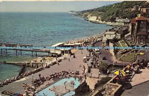 R582537 I W Ventnor Blick nach Westen Die Kinderinsel und Esplanade W J Nigh Plas