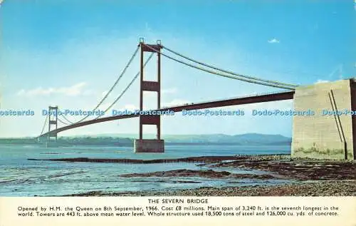 R580312 Die Severn-Brücke wurde am 8. September 1966 von H. M. der Königin eröffnet