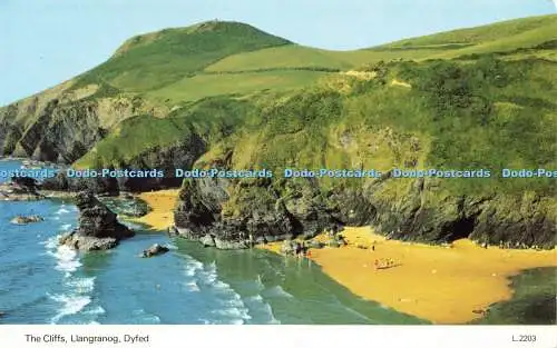 R582558 Dyfed Llangranog The Cliffs E T W Dennis Photocolour