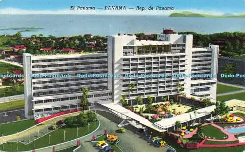 R578198 Panama Luftaufnahme des Hotels El Panama C J Photochrom