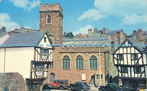 R578202 Exeter Elizabethan House and Stepcote Hill Plastichrome A W Besley 1966