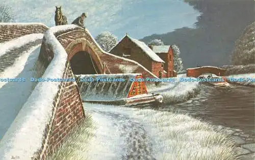 R580351 Wintertime Great Haywood Junction Trent and Mersey Canal J Salmon Waterc