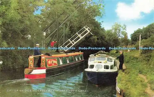 R580353 Stratford Canal Hockley Heath Lift Up Bridge J Salmon Cameracolour 1984