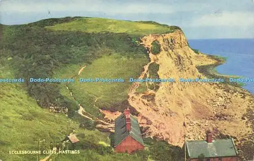 R578233 Hastings Ecclesbourne Cliffs J Salmon Cameracolour 1958