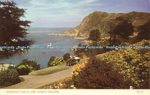 R582623 Ilfracombe Hillsborough von St James Gardens Jarrold Cotman Farbe