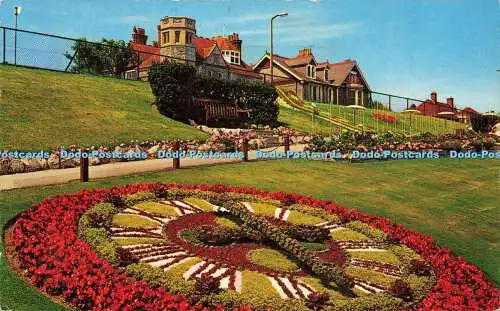 R580378 Weymouth Floral Clock Greenhill Gardens D Constance 1973