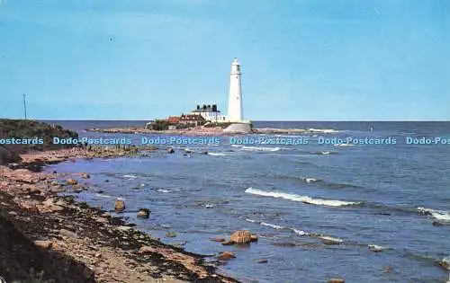 R580381 Whitley Bay St Mary Lighthouse Plastichrome W Skipper