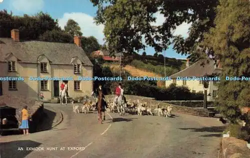 R580388 An Exmoor Hunt at Exford J Salmon Cameracolour 1973