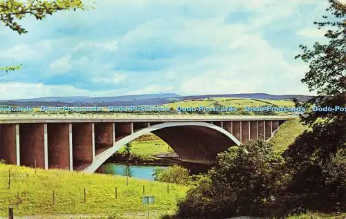 R577530 River Lune Bridge and M 6 Motorway Nr Lancaster 1970