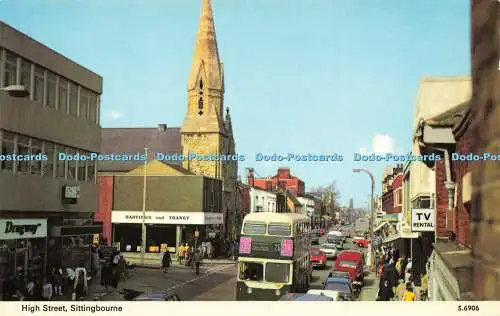 R580444 Sittingbourne High Street E T W Dennis Photocolour