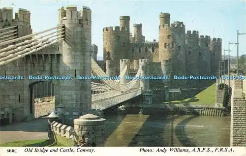 R580445 Conway Old Bridge and Castle Harvey Barton Andy Williams A R P S 1989